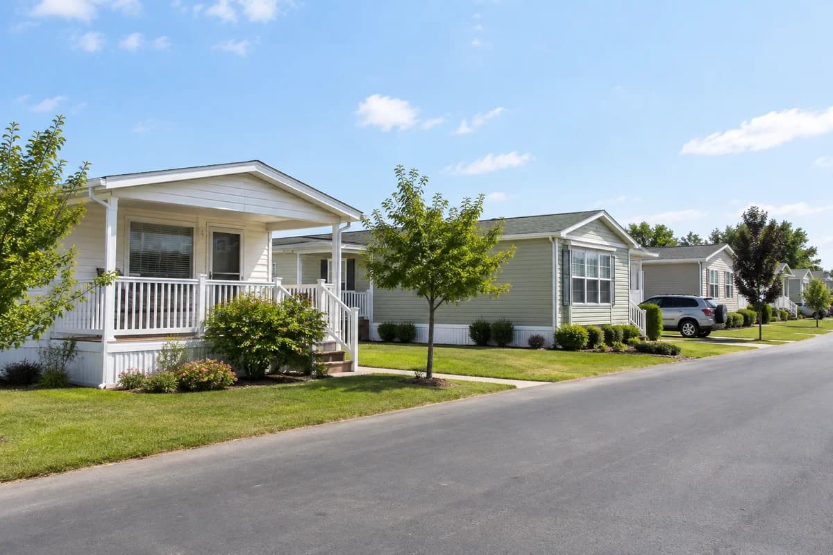 Illustrative mobile home parks property for a fictional offering